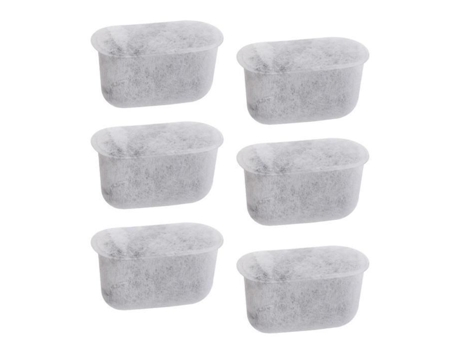 Filtros de água de carbono para máquinas de café Cuisinart - Cartucho de filtro - Branco - Pacote com 6 CUISINART