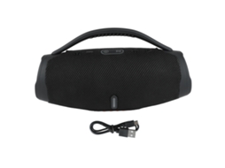 Aetheria alto falante Bluetooth Rgb Portátil Impermeável com Longa Bateria para Exterior Preto