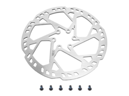 Disco de freio Rebe-Disc para bicicleta, aço inoxidável SUS410, 180 mm, 2,3 mm, 6 furos, acessórios para bicicleta elétrica.