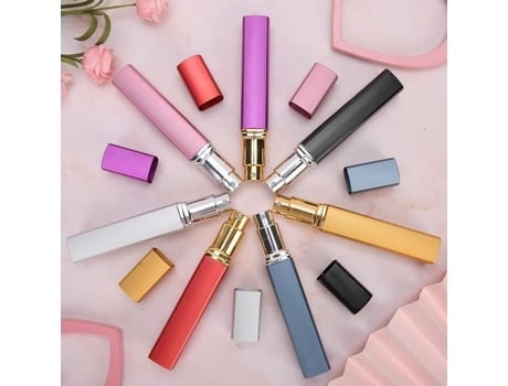7 peças de frascos de perfume de viagem de 12 ml, atomizadores recarregáveis, frascos spray para máscara de beleza 98666 Atyhao