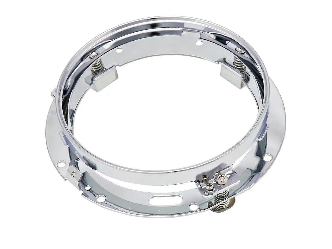 Anel De Acabamento Chrome Para Farol Led Redondo 7 Polegadas
