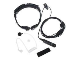 Walkie-talkie Com Microfone De Pescoço, Fones Ouvido E Rádio Baofeng Uv-9r-aquaforge