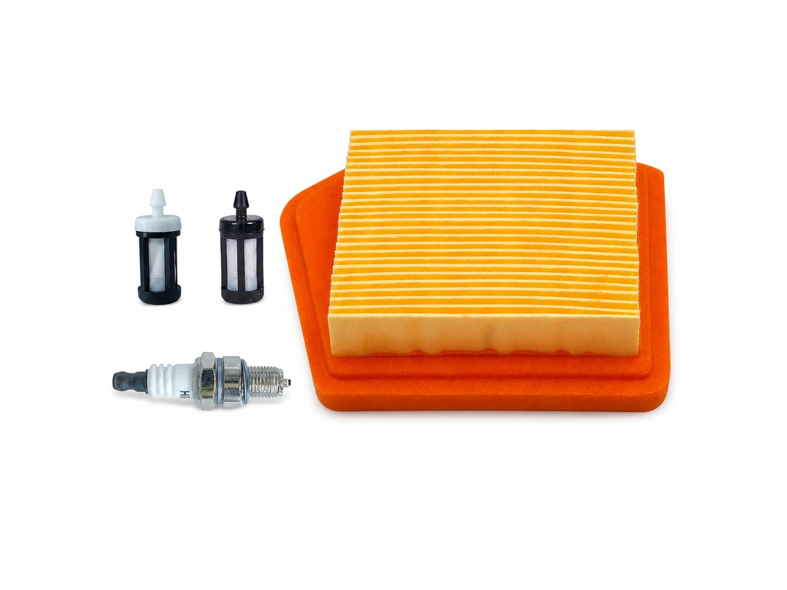 Kit De Filtro De Ar Para Roçadora Compatível Com Stihl Fs240, Fs240r, Fs260 E Fs360, 4147-141-0300