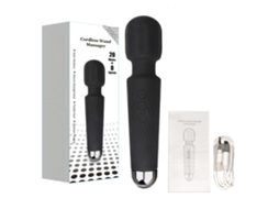 Vibrador, Bestvite Wand Massager Massageador Portátil, Brinquedos Sexuais, Presentes Para Mulheres (preto)