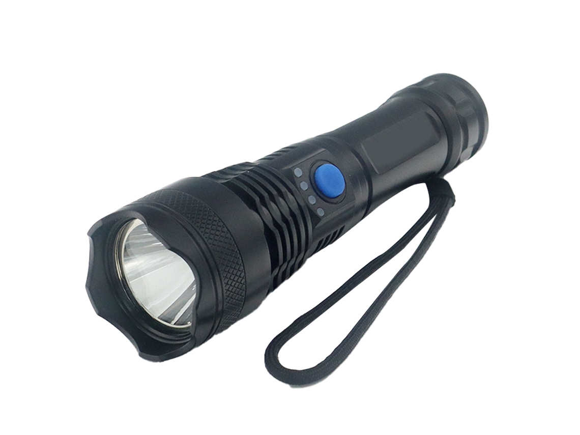 Lanterna Led de Alta Potência Recarregável Por Usb L839 Embalagem Colorida TUSERXLN