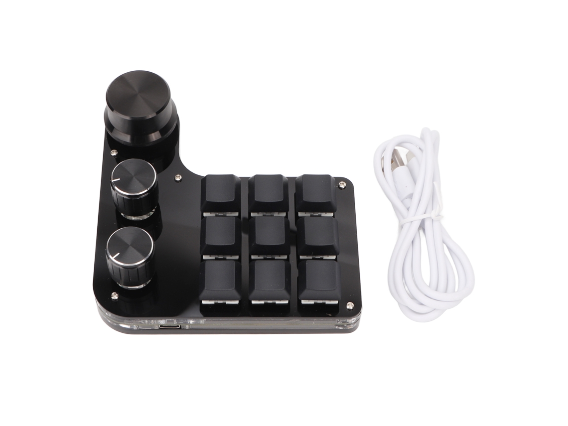 Teclado Mini LAXISCREED Rgb Programável Plug And Play