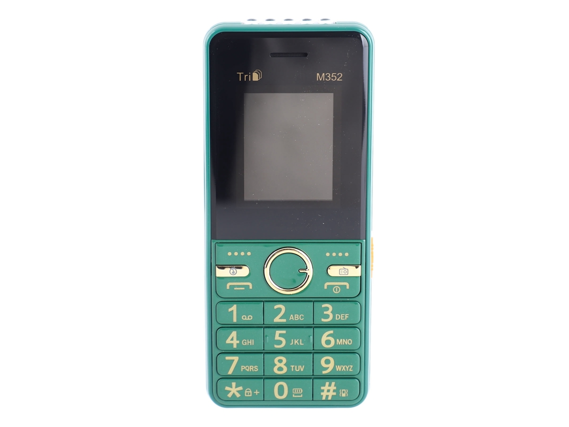 Aetheria telefone Celular para Idosos 2g Gsm Desbloqueado com 3 Slots Sim Bateria 3600mah Botões Iluminados Verde