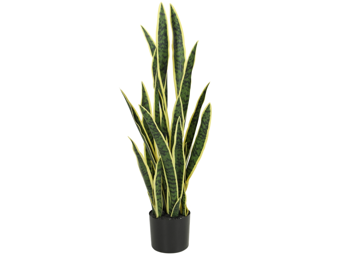 Moldáveis. Ø20x90 Cm Sanseveria Artificial Para Plantas Externas E Internas Com 21 Folhas