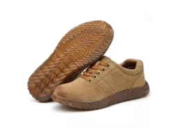 Sapatos de Couro de Segurança (Castanho - 37)