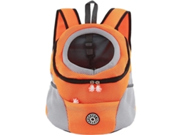Mochila AQUAFORGE para Animais, Impermeável, Fundo, Viagens Aéreas, Tamanho P, Laranja