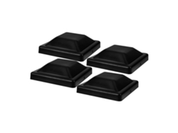 Inoomp Tampas para Postes de Cerca, Plástico, 4 Peças, Tampas de Cobertura de 10 Cm,s Às Intempéries para Postes CHABERLU