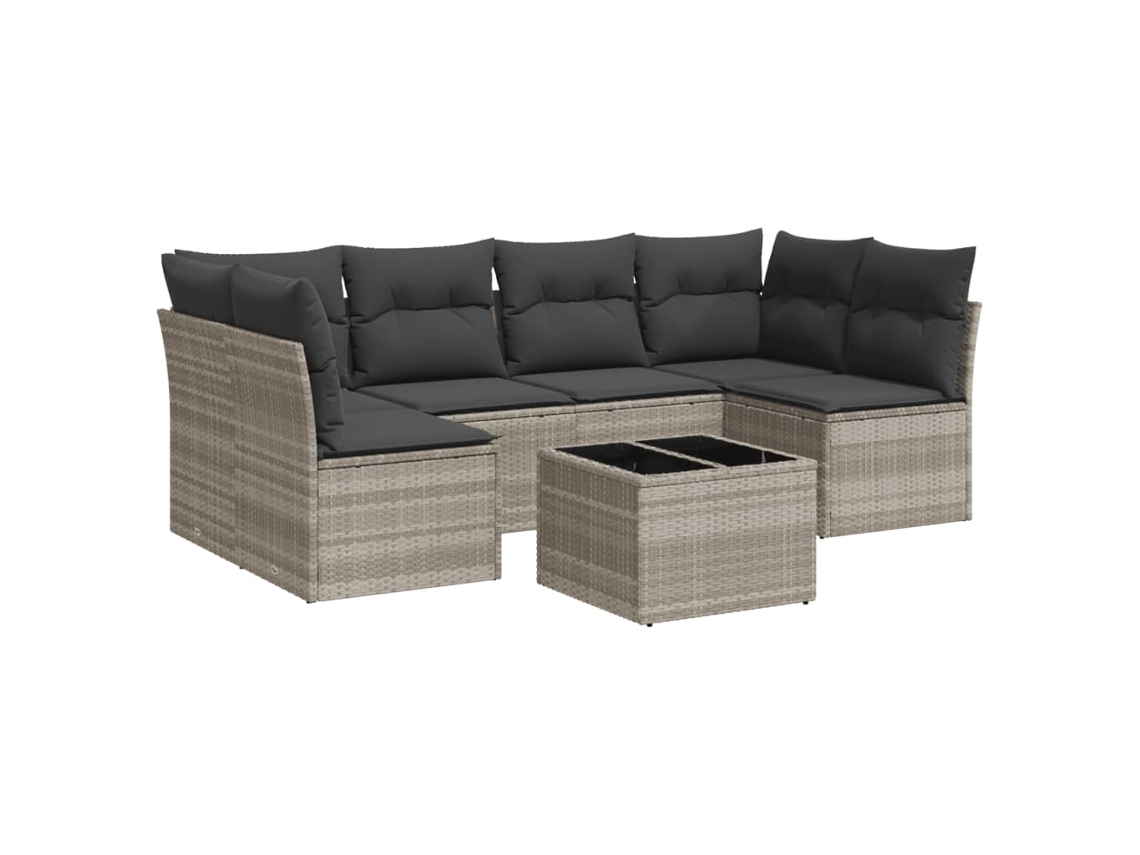 Garden Sofa Set, Garden Sofa Sets Vidaxl Cinzeto Rattan / Vime (n/a)