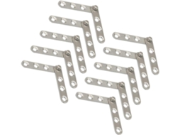 Conjunto De 10 Dobradiças Aço Inoxidável Com Rotação 360 Graus Para