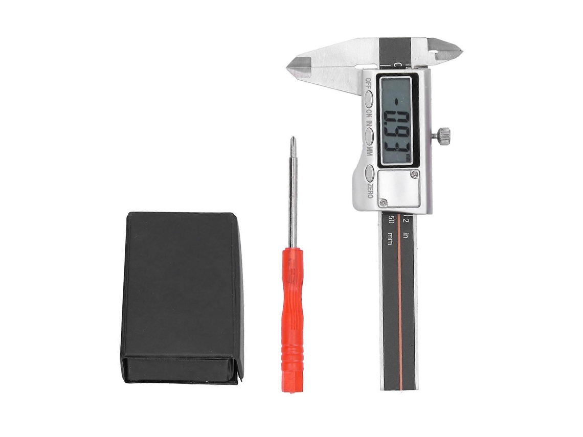 Paquímetro 0 50 Mm Mini Digital Portátil Durável Ferrugem Ferramenta De Medição Industrial Slowmoose