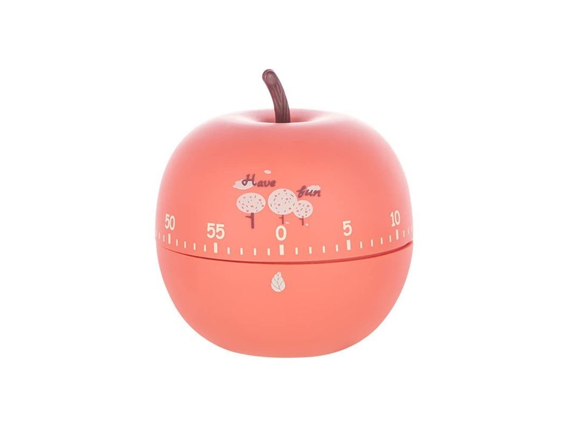 2026 temporizador de Cocina Manual Fruta Manzana Creativo para Cocina Estudio Hogar Sin Pilas