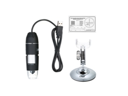Microscópio Digital Usb 1600x com Função Otg e 8 Leds Ajustáveis com Suporte