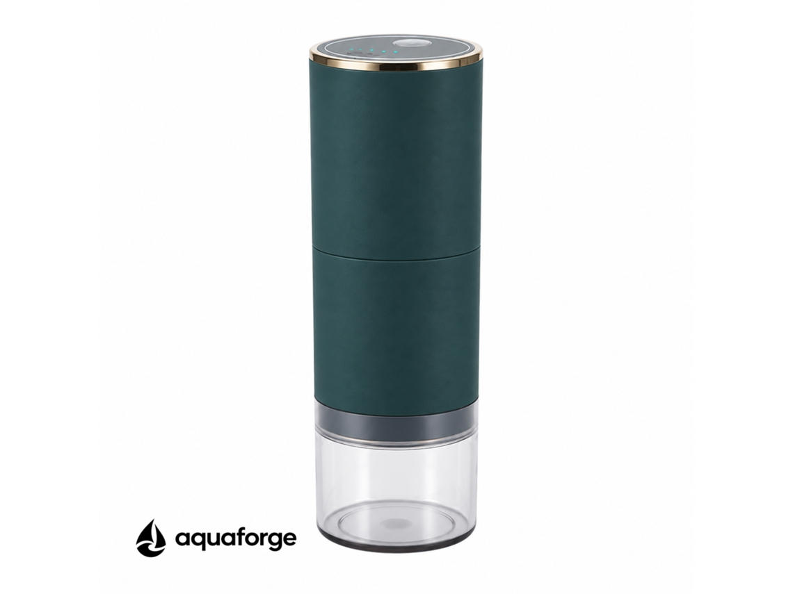 Moinho Elétrico De Café Aquaforge Com Moagem Ajustável E 495 G Para Café, Verde
