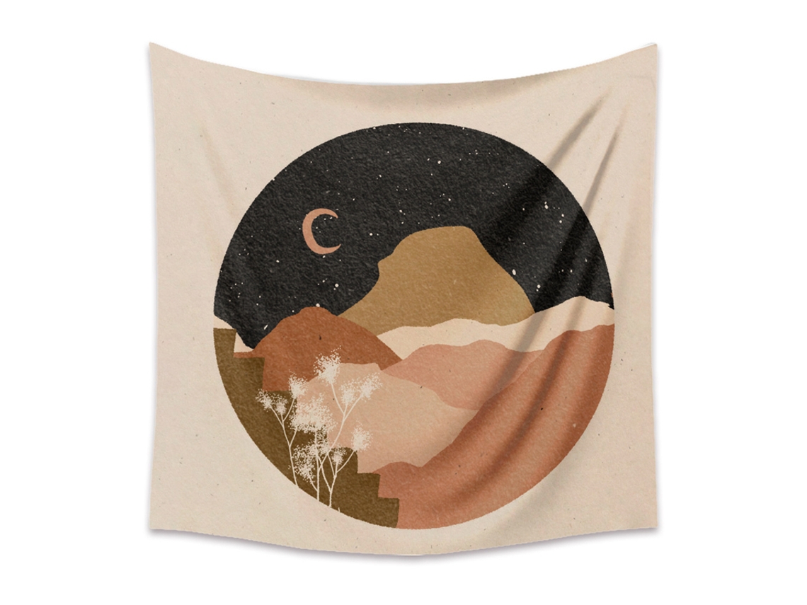 Tapestry Mld 51 130x150cm Estilo Nórdico Parede