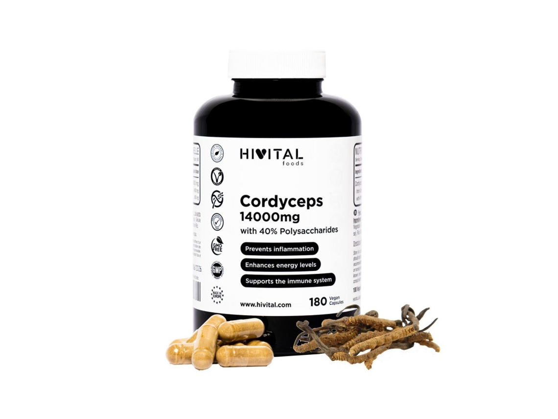 Cordyceps 180 Cápsulas HIVITAL