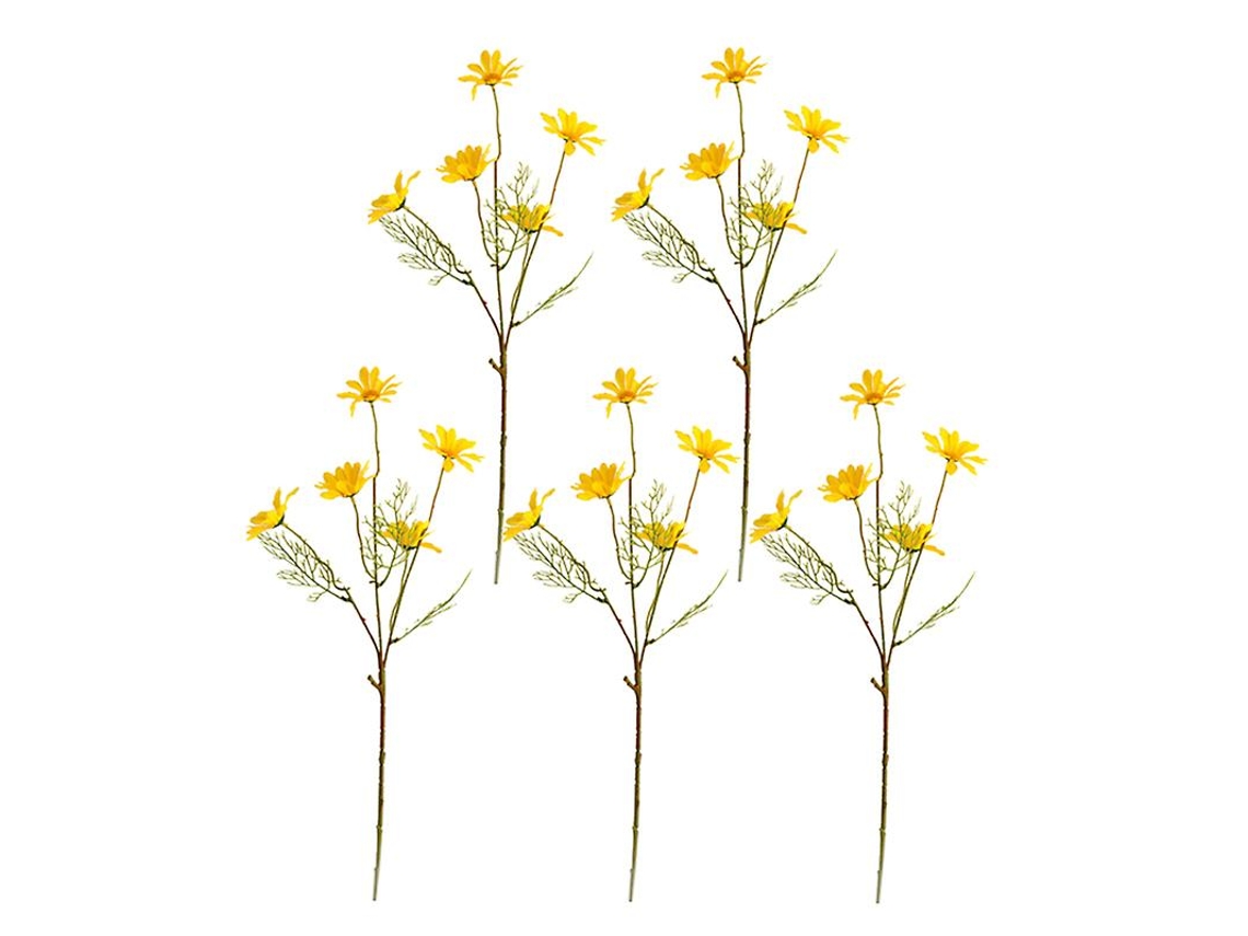 5Pcs Planta Artificial para Buquê ALLINLESS