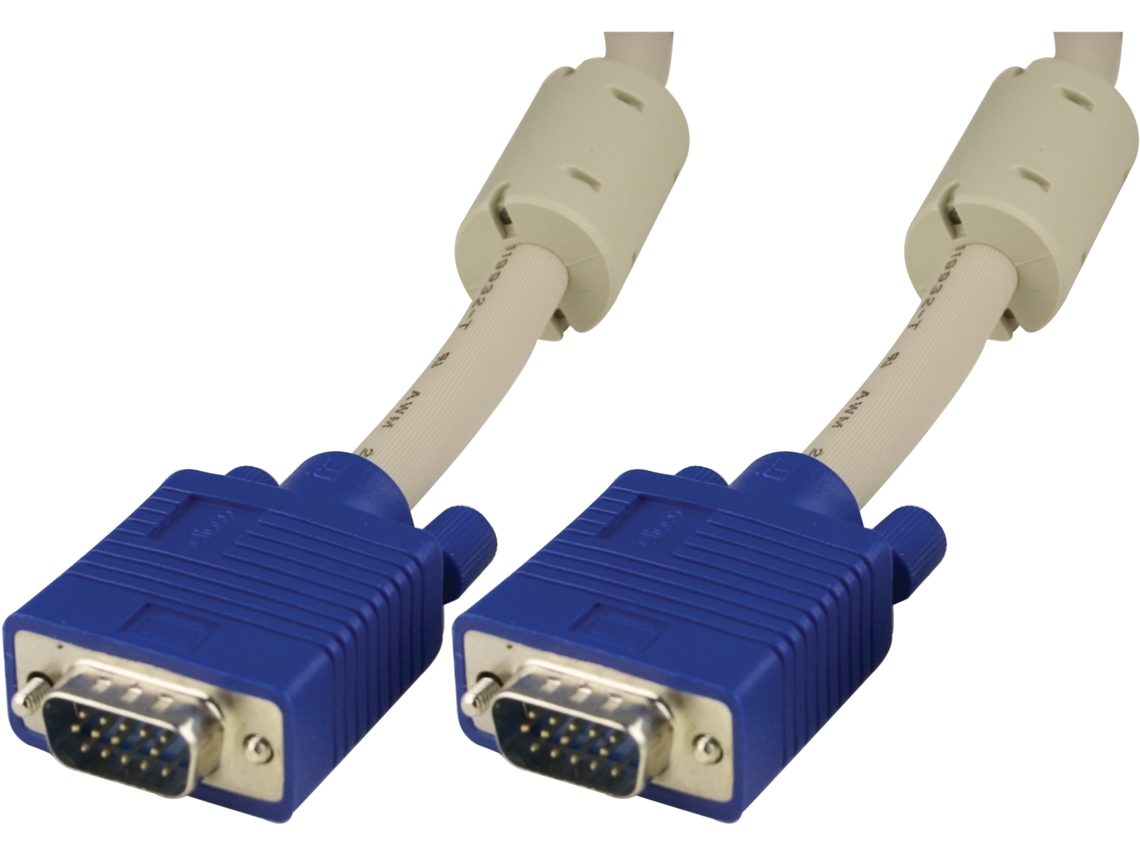 Cabo de monitor RGB HD15MA 5m, sem conector de 9 pinos Slowmoose