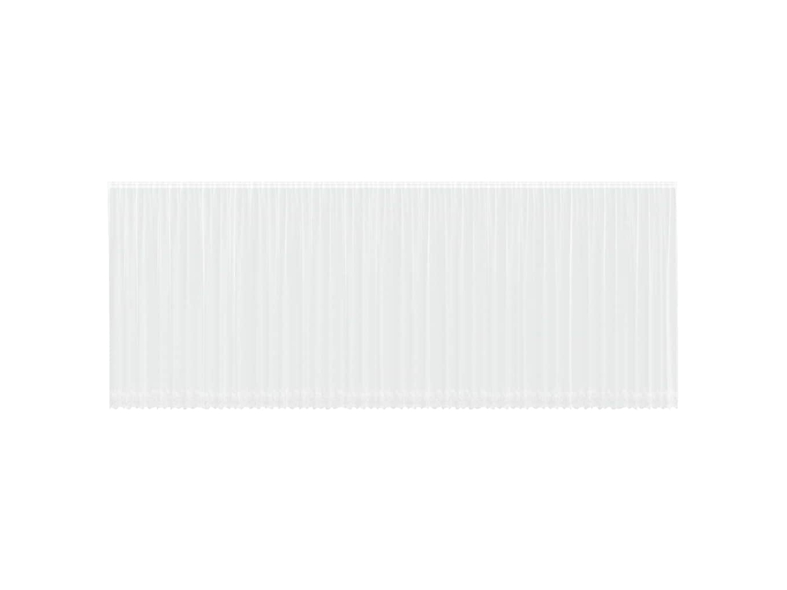 Conjunto 1 Cortina De Renda Vidaxl Branco Poliéster (260 X 1200 Cm)