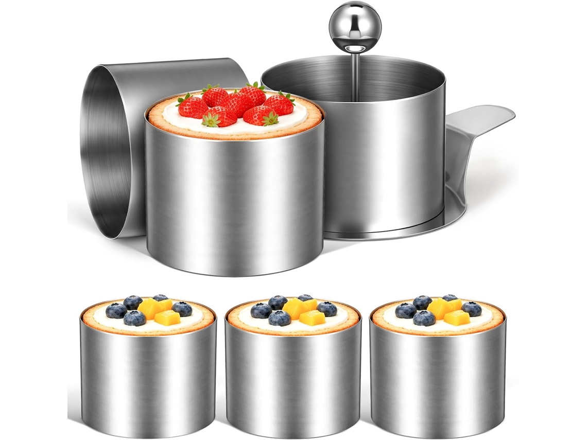 Formas Redondas De Aço Inoxidável Para Assar