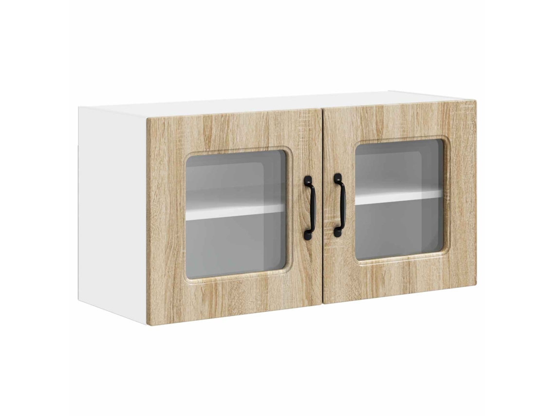 Conjunto 1 Armário De Cozinha Vidaxl Castanho Derivados De Madeira (80 X 31 X 40 Cm)