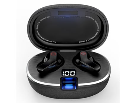 Auriculares Bluetooth True Wireless CHRONUS 5.0 Microfone 3D Estéreo Graves Profundos Portátil Esportes Cancelamento de Ruído