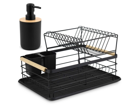 Escorredor De Loiça De Dois Níveis Ms 601 Massido Preto