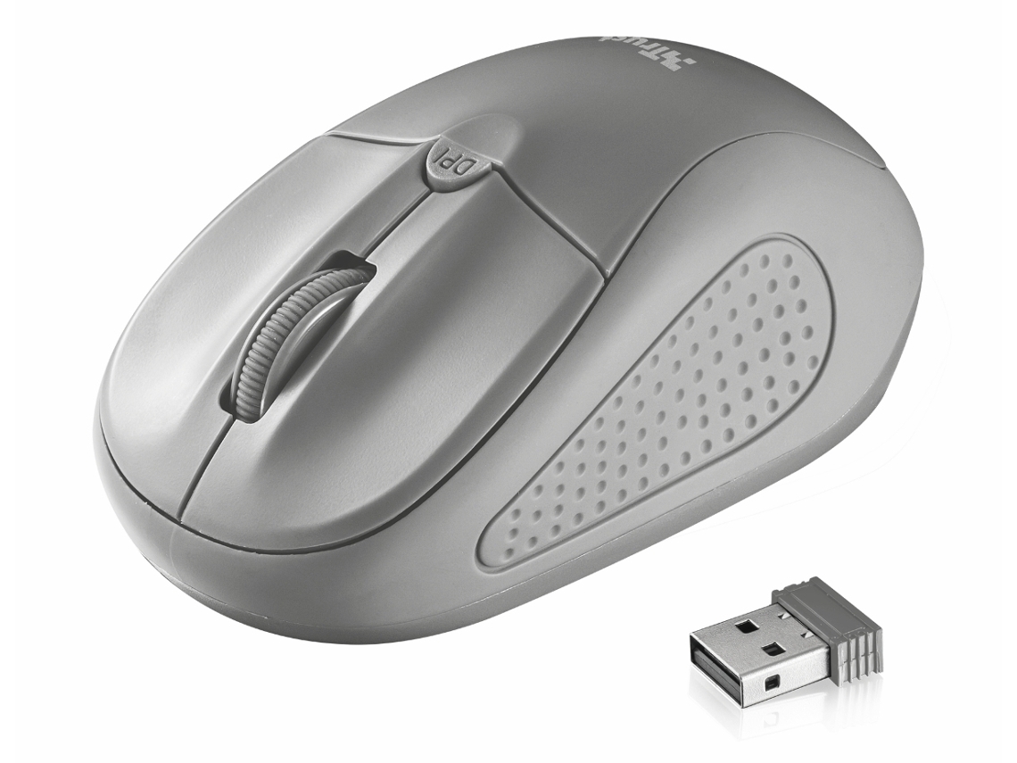 Rato TRUST Primo (Wireless - Casual - Cinzento)