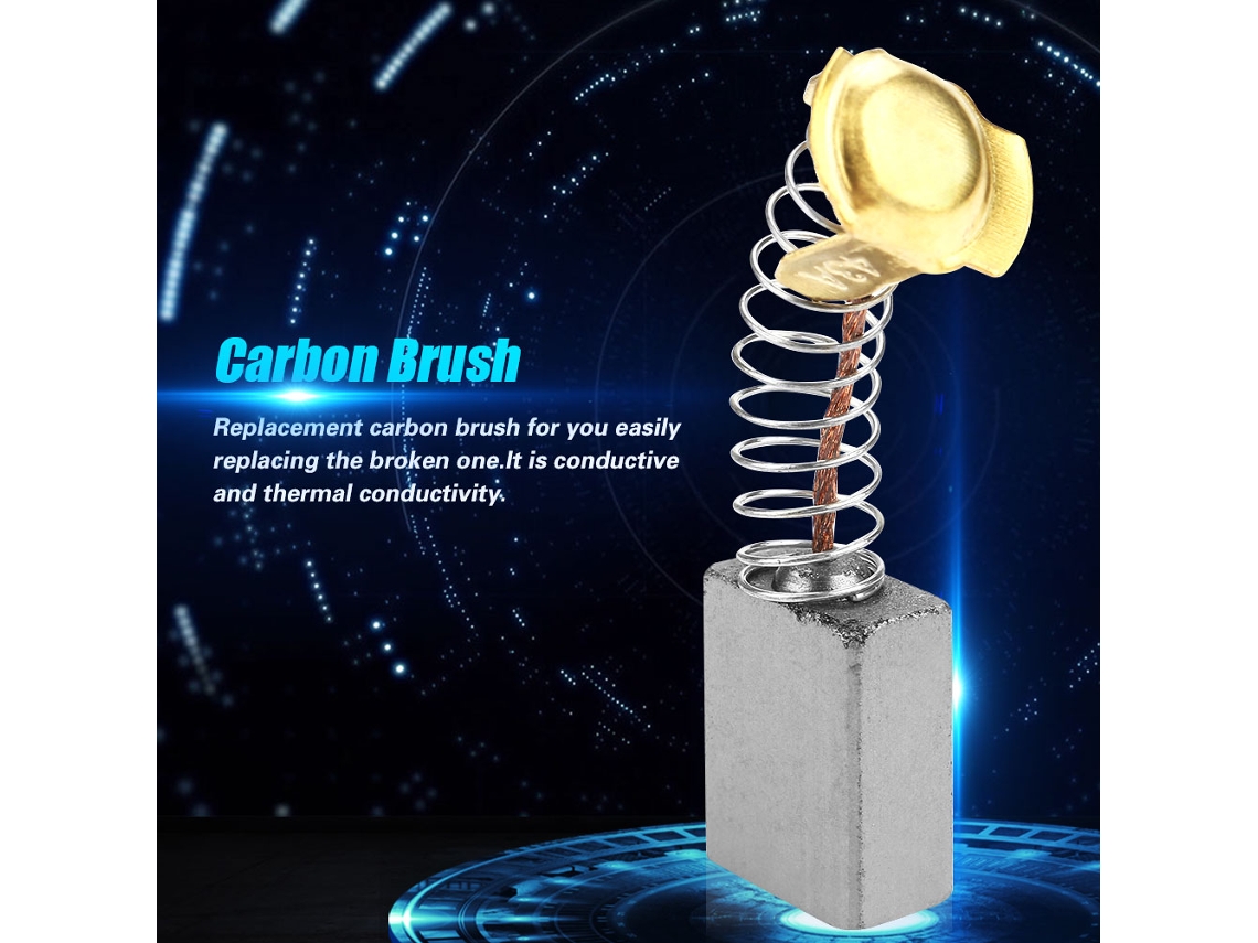 20 Peças De Balões De Carbono Para Motor Eléctrico De Reposição 038 (7 * 13 * 18mm)
