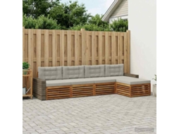 Vidaxl Conjunto De Sofás Para Exterior 5 Unid. Poliéster