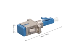 Conector Híbrido De Fibra Óptica Laxiscreed Lc Macho Para Sc Fêmea Para Medidores De Potência Ótica