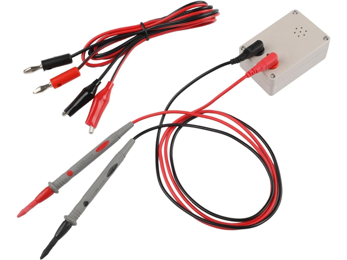 Testador De Continuidade De 9v Com Buzzer E Led Para Cabos (d)