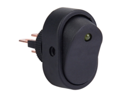 4 Peças De Interruptor Toggle Rocker Tipo Barco Asw-20d 12v/20a Com Luz Led (amarela)