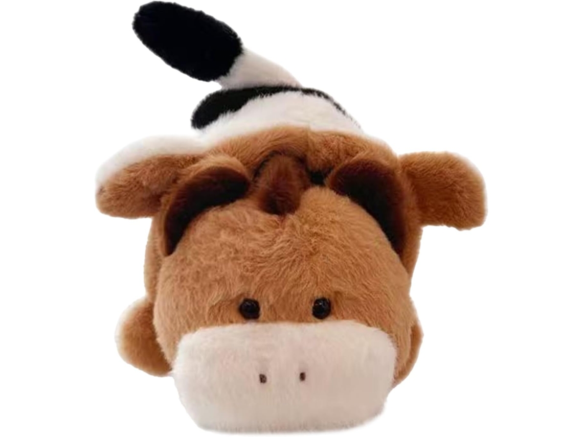 Vaca De Pelúcia | Decoração Interativa Reversível De 34,8 Cm | Animal De Pelúcia Cavalo/vaca Para Vayotoy