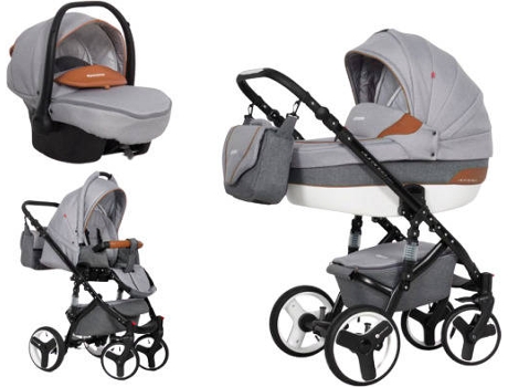 Carrinho de Bebé Individual  Durango Sport + Grupo 0+ Isofix Ready Camel