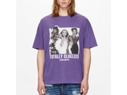 Rockinstone Clueless Totally Clueless Purple Heather T-shirt Size:xxl