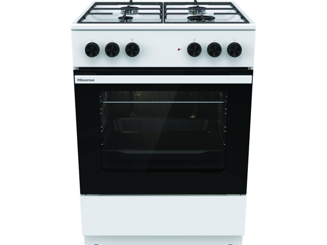 Fogão Misto HISENSE HK6A43WF (71 L - Elétrico e Gás Natural - 60 cm - Branco)