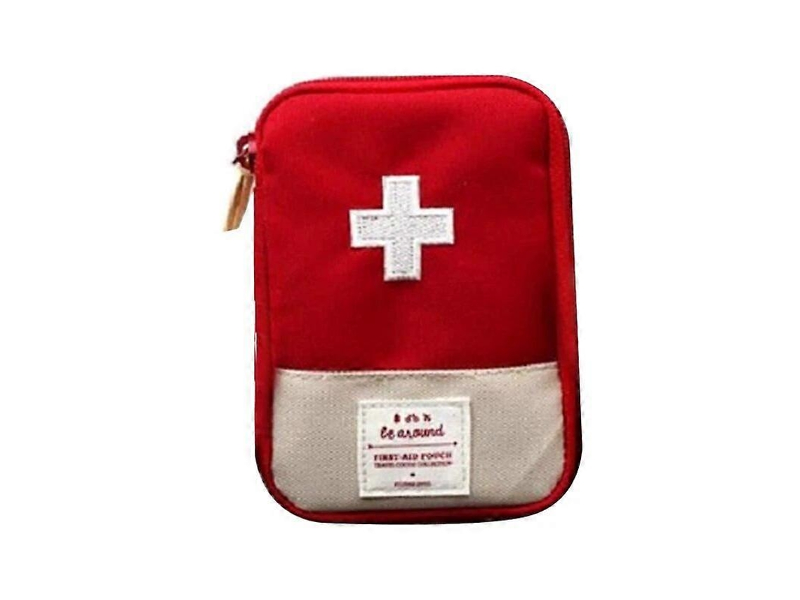 Mini Kit De Primeiros Socorros Portátil Para Viagens, Camping E Sobrevivência, Ideal Para Emergências E Atividades Ao Ar Livre. Possui Um Porta-c