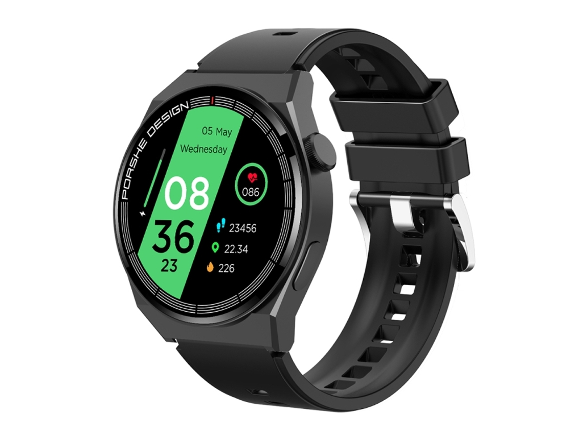 (preto) Pulseira Inteligente À Prova D'água Ip67 De 1,28 Polegadas, Com Chamadas Bluetooth, Monitoramento De Frequência Cardíaca