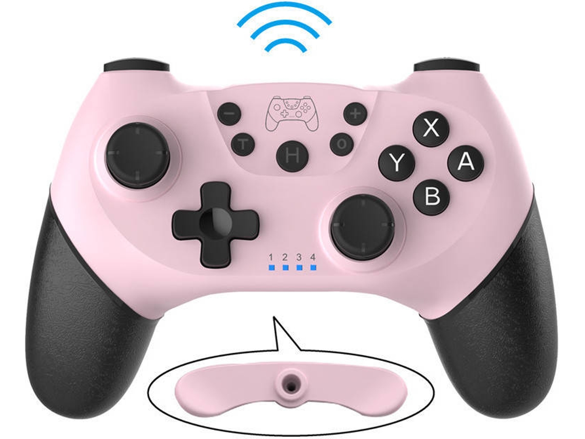 Comando Nintendo Switch Pro ALIN515-1 Rosa (Wireless)