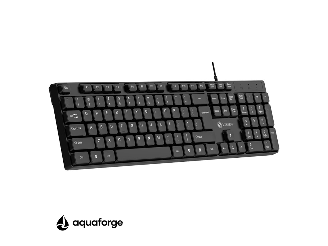 Teclado Usb Com Fio Silencioso, Para Escritório