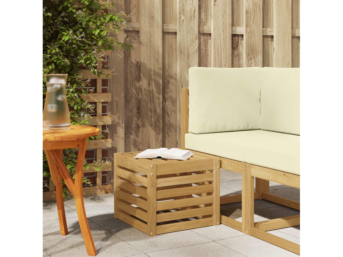 Vidaxl Conjunto De Sofás Para Exterior Branco 35 X 38 X 37 Cm