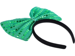 Presilha De Cabelo - Para Mulheres E Meninas Plus Size, Com Lantejoulas Decorativas Verdes, Acessório De Cabelo Elegante Para Festas.
