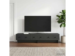Vidaxl Gabinete Para Tv 147 X 34,5 X 30 Cm Preto Derivados De Madeira