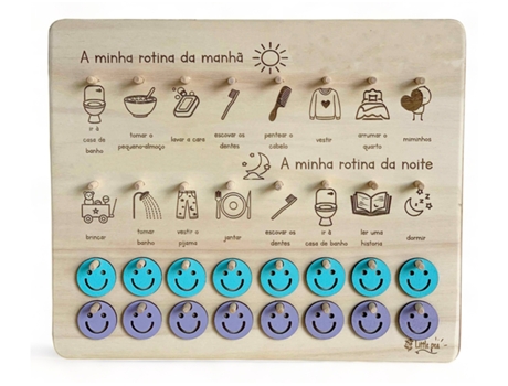 Painel de Rotinas LITTLE PEA Irmãos Português