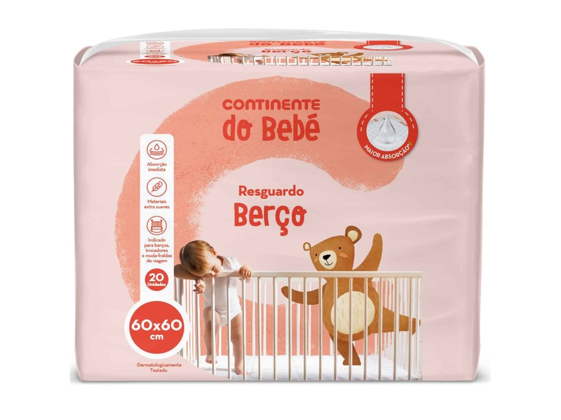 Resguardo Berço Bebé 60x60 CONTINENTE DO BEBÉ emb. 20 un