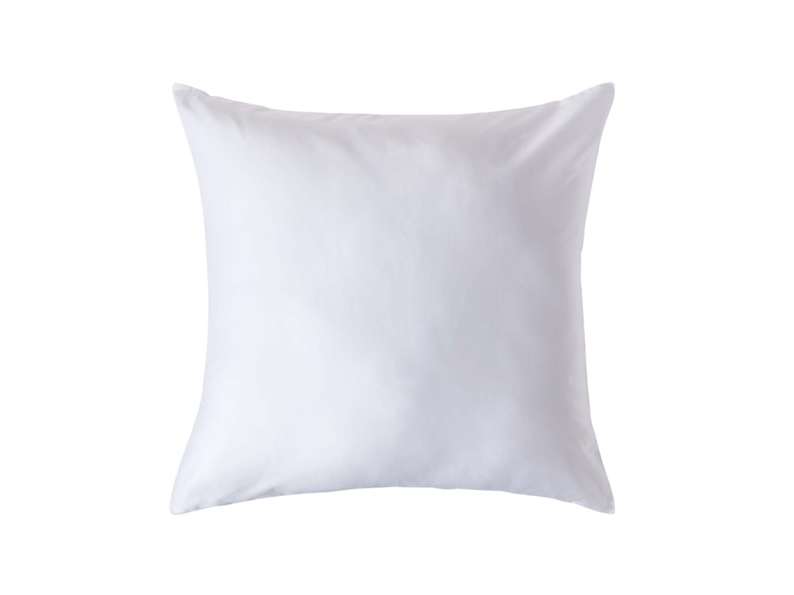 Homescapes White Organic Cotton European Size Pillowcase 400 Tc, 80 X 80 Cm